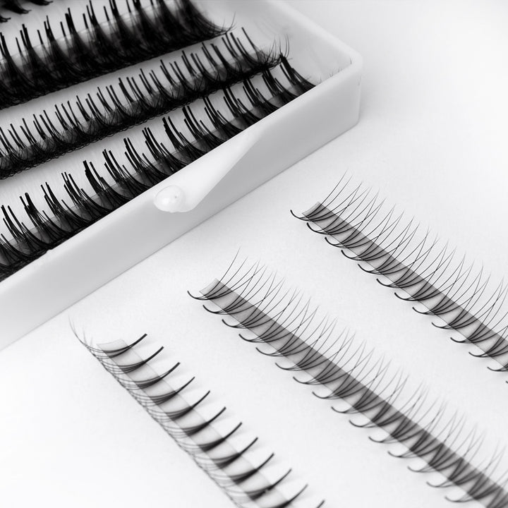 Promade Strip lash Fans 5D Narrow Ultra-Speed C CC D Curl 500 Fans All Length 8mm-16mm