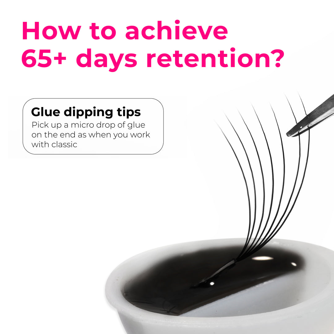 LavisLash Promade Loose Fans 7D 500 Fan per box C, CC and D curl 0.05 0.07mm all size