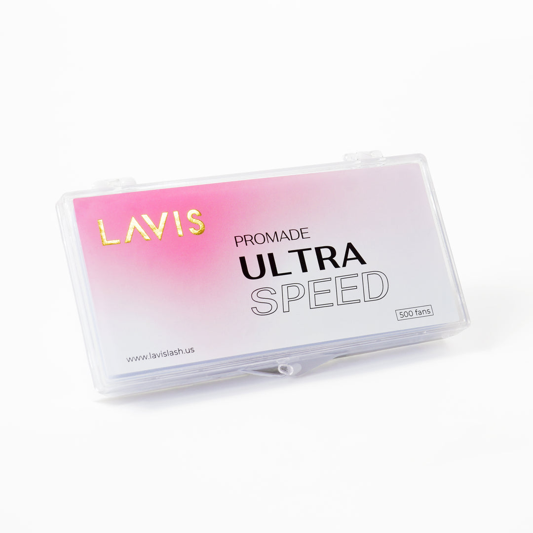 Promade Strip lash Fans 8D Narrow Ultra-Speed C CC D Curl 500 Fans All Length 8mm-16mm