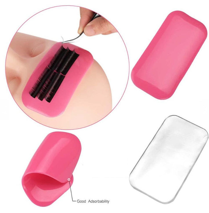 LAVISLASH Rectangle Reusable Eyelash Extension Silicone Pads