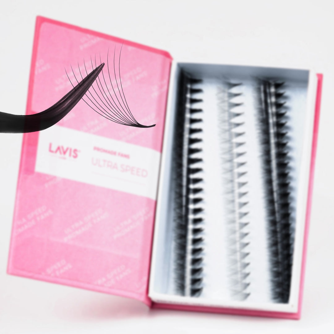 lavislash 10d narrow ultraspeed promade fans eyelash extensions 10d ultraspeed fan