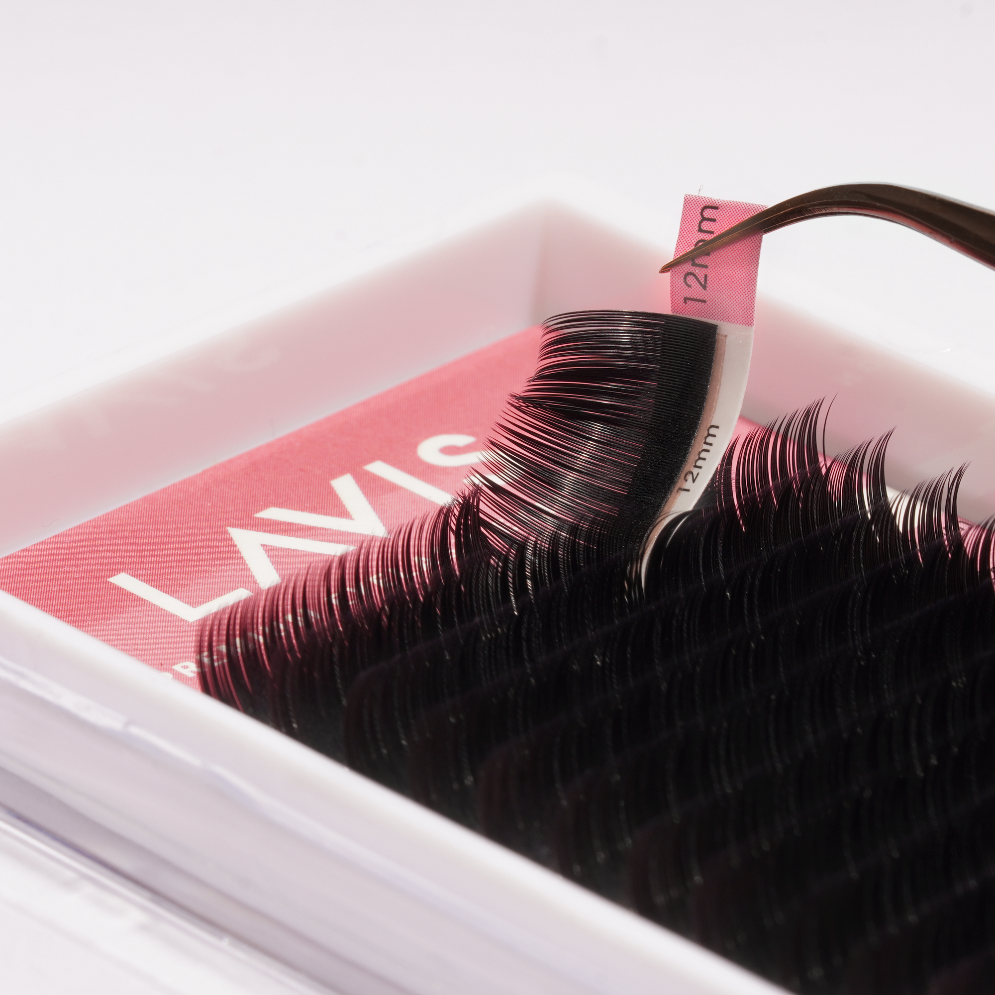 lavislash promade single length eyelash extensions lash tray