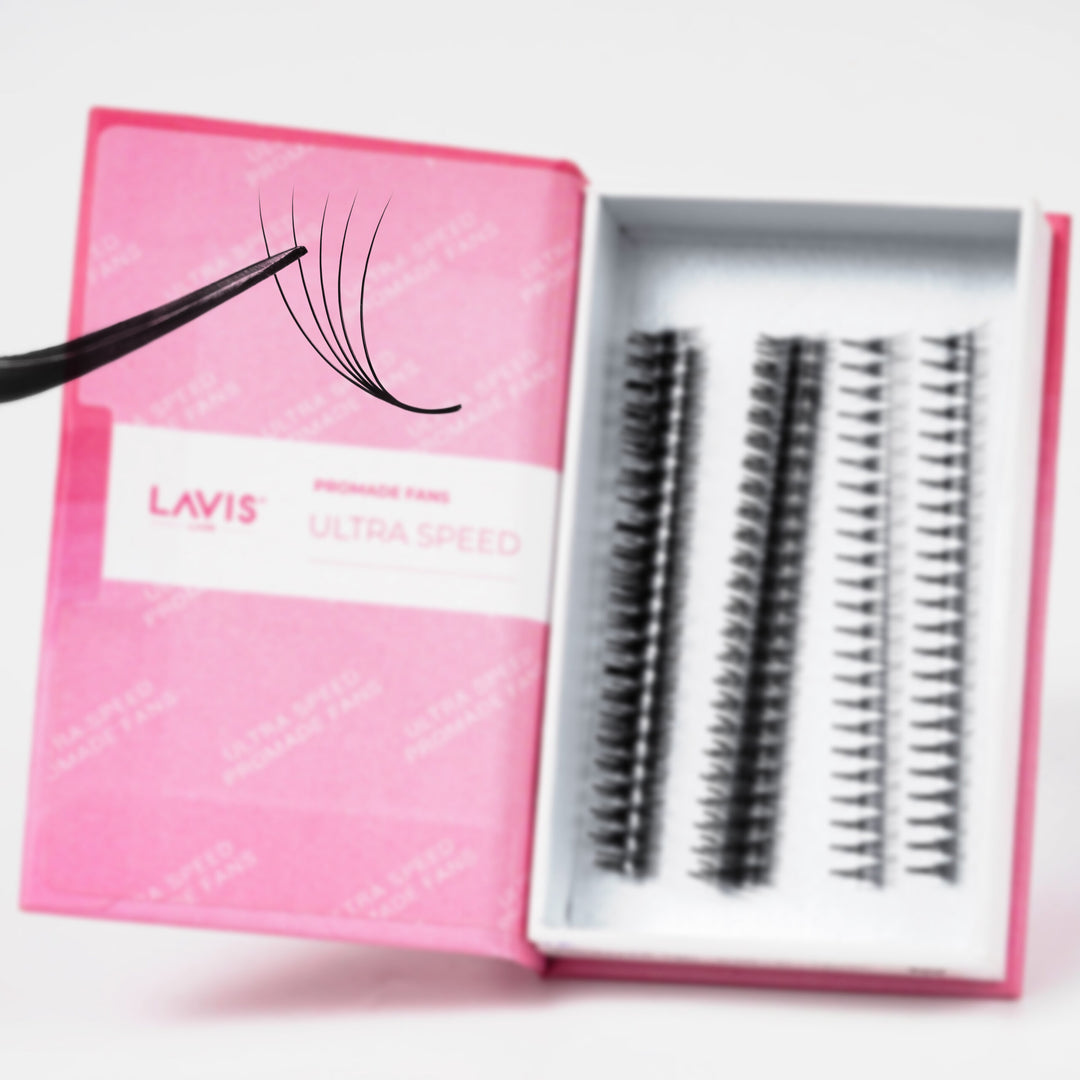 lavislash 5d narrow ultraspeed promade fans eyelash extensions lavislash ultraspeed