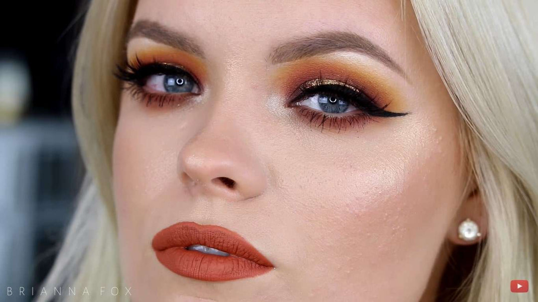 lavislash-brianna-fox-lash-extension-fall-pumpkin spice makeup look