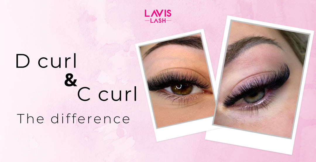 C and D Curl Lashes Eyelash extensions LavisLash