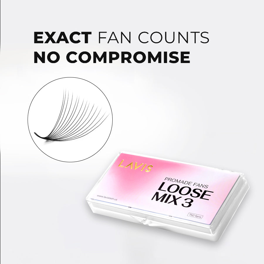 LAVISLASH Box Mix3 Lenghts in1 Promade Fans 14D 750fans