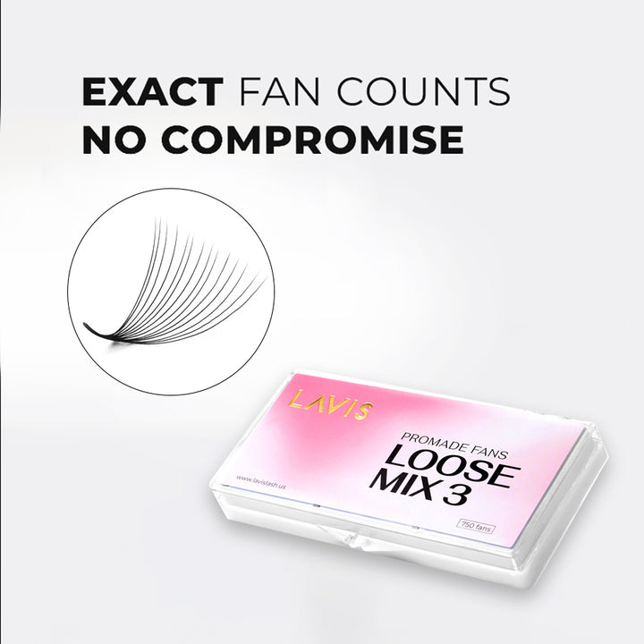 LAVISLASH Box Mix3 Lenghts in1 Promade Fans 14D 750fans