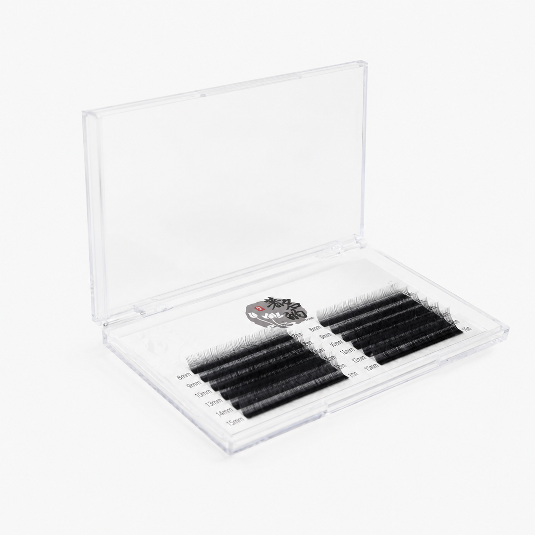 LavisLash Camellia 3D Lashes – 0.07mm Soft And Natural Textured Lash Extensions, 8–14mm