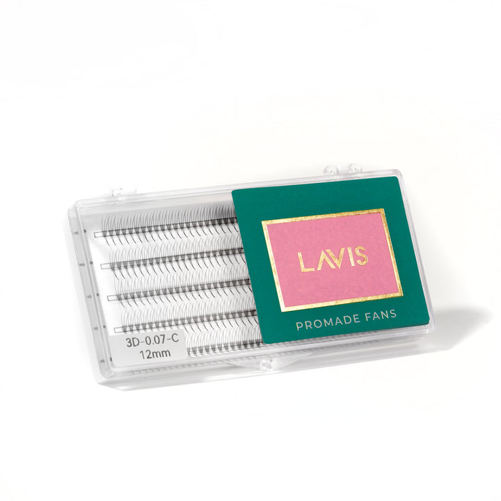 LavisLash Mini Tray Promade Fan 3D 200Fans