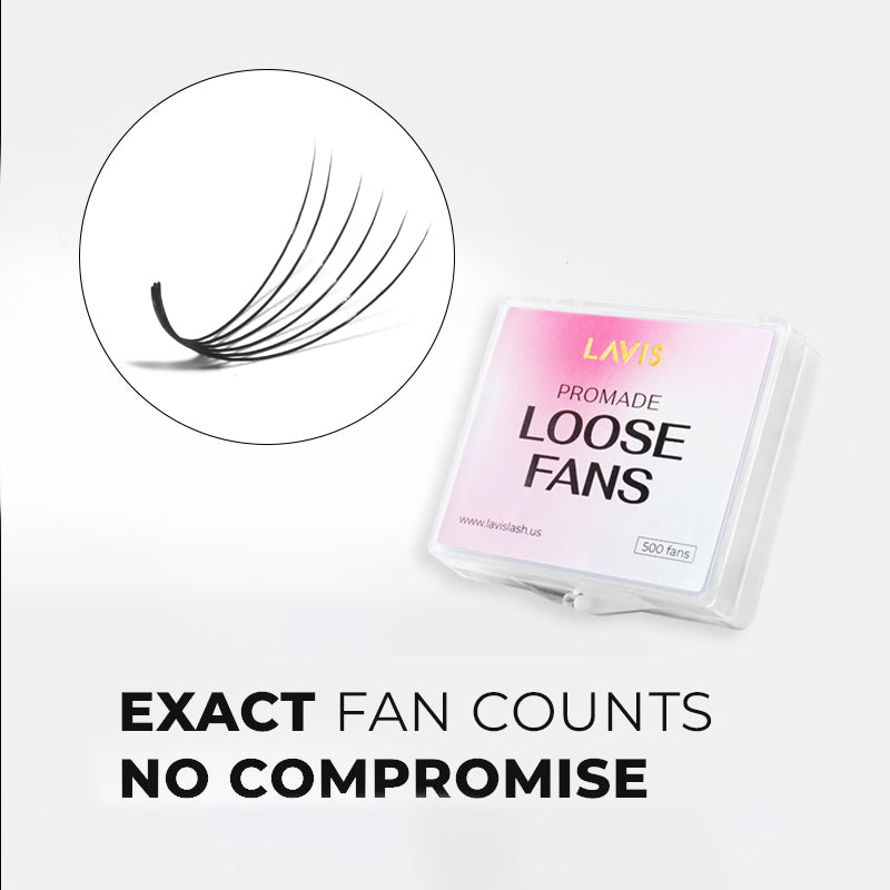 LavisLash Promade Loose 6D 500 Fans