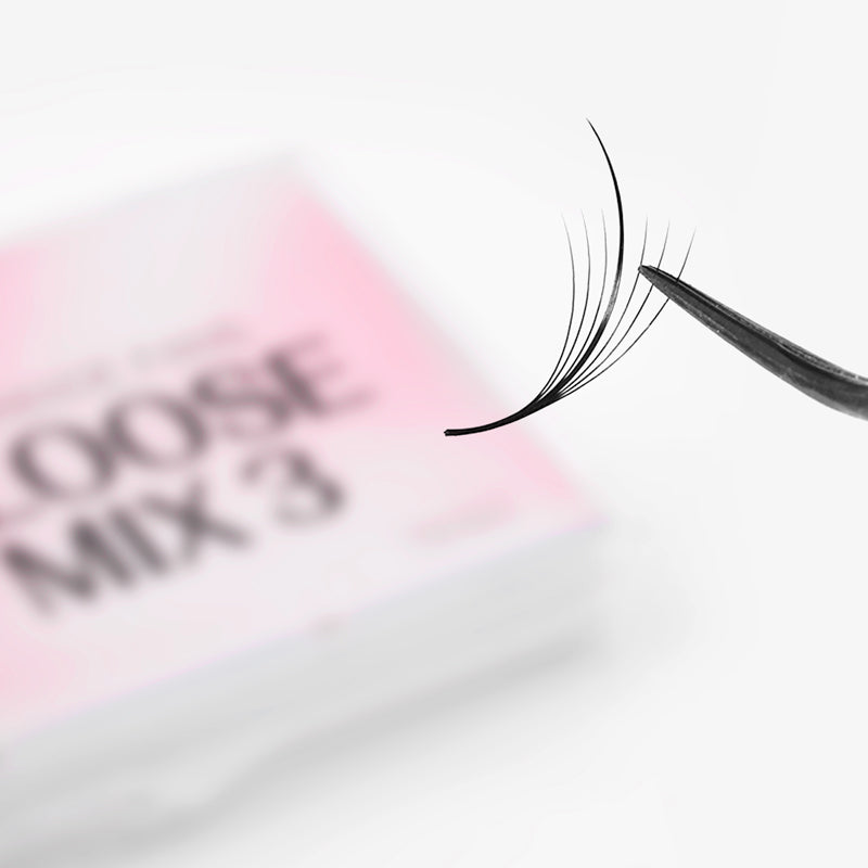 7D Loose Wispy Mix 3IN1 LAVISLASH 750 FANS 0.07 | C CC D Curl | 8-16mm | Promade Fans Natural Eyelashes Extensions Handmade Lashes Mink Lashes Fluffy Eyelash Cluster Lavislash