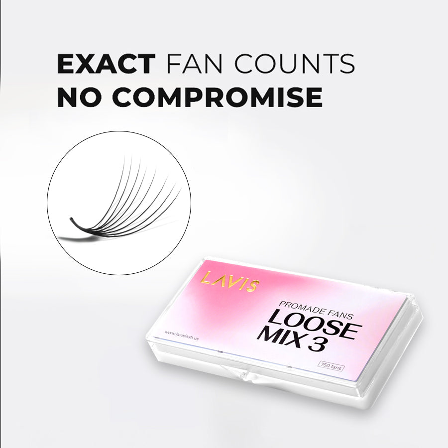 LAVISLASH Box Mix3 Lenghts in1 Promade Fans 8D 750fans