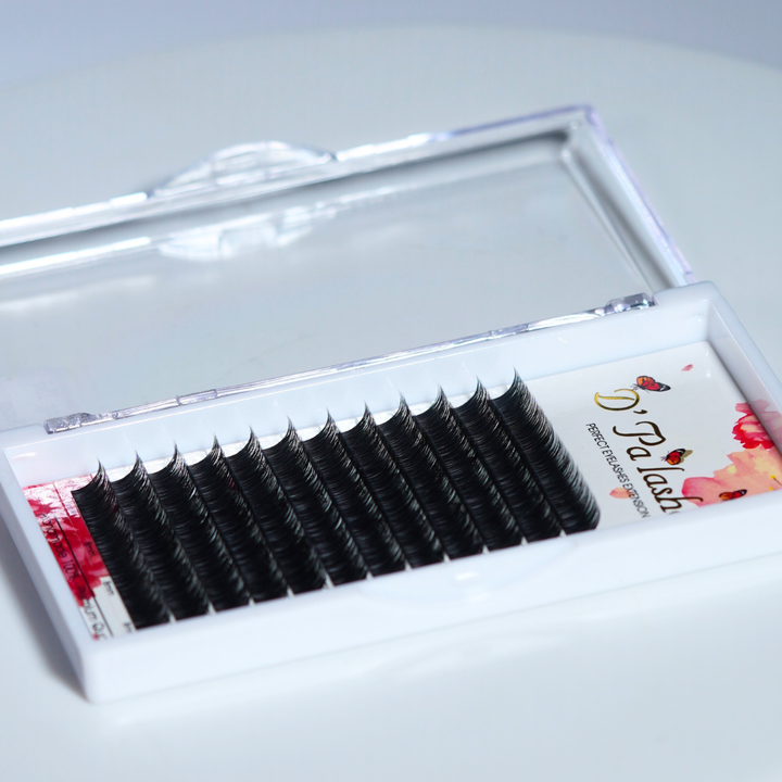 D'Pa lash - Rabbit eyelash extension 0.03mm Full size 8-16mm