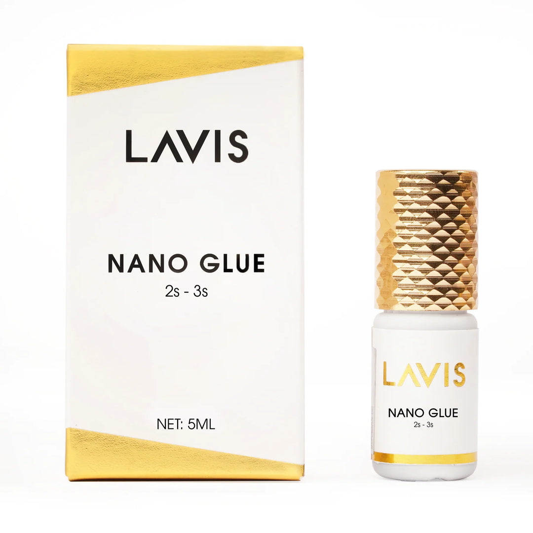 LAVISLASH NANO GLUE | 5ml | Drying Time 2-3 seconds | Black | Strength: Approximately 6 To 7 Weeks