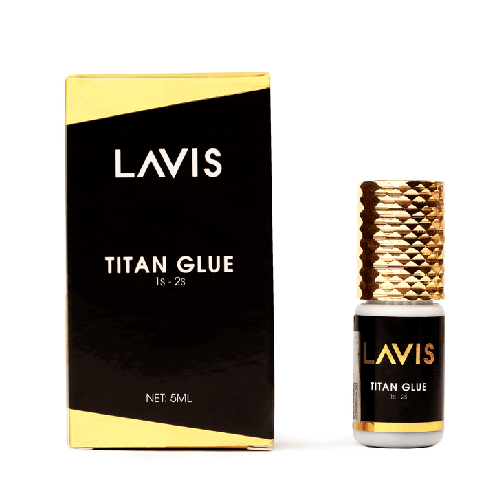 LAVISLASH TITAN GLUE | 5ml | Drying Time 1-2 seconds | Black | Strength: Approximately 6 To 7 Weeks