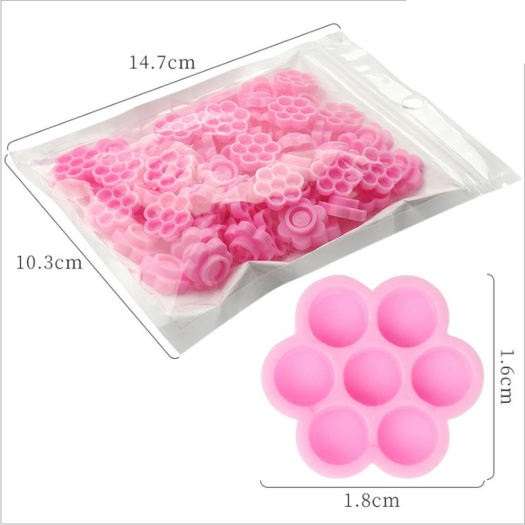 FLOWER GLUE BUTTON (Pack of 100)