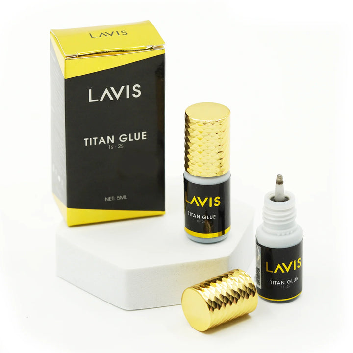 LAVISLASH TITAN GLUE | 5ml | Drying Time 1-2 seconds | Black | Strength: Approximately 6 To 7 Weeks