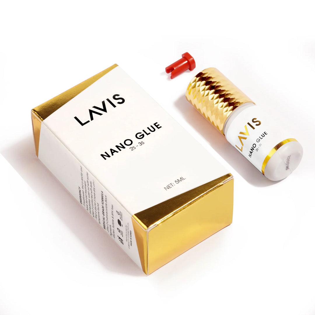 LAVISLASH NANO GLUE | 5ml | Drying Time 2-3 seconds | Black | Strength: Approximately 6 To 7 Weeks