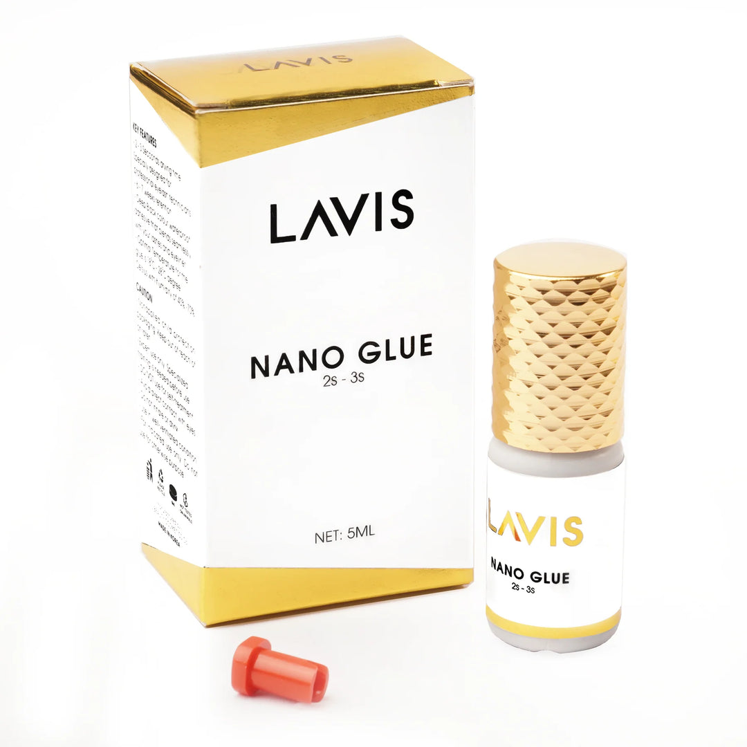 LAVISLASH NANO GLUE | 5ml | Drying Time 2-3 seconds | Black | Strength: Approximately 6 To 7 Weeks